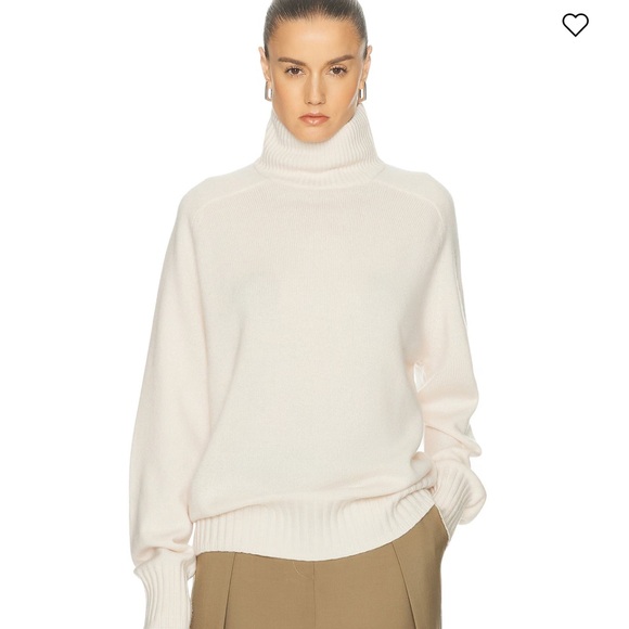 SRG Sweaters - NWT SRG Fayy Elegant Cream Pink Turtleneck Sweater - Size S